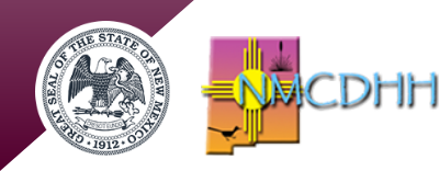 NM Commission for Deaf and Hard of Hearing logo
